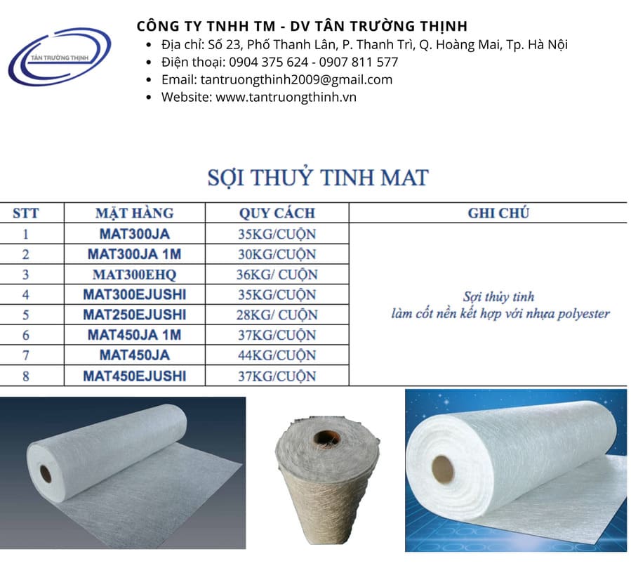 Sợi thuỷ tinh MAT