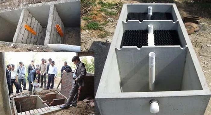 Sơ đồ bể tự hoại 3 ngăn – Cấu tạo và nguyên lý hoạt động