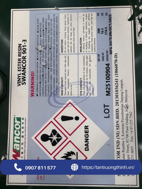 NHỰA VINYL ESTER SWANCOR 901-3